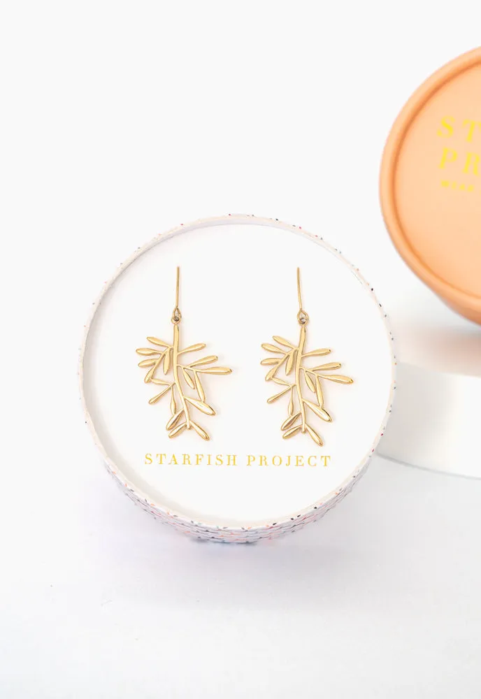 Rooted & Rising Branch Earrings sold by Starfish Project product image thumbnail 3