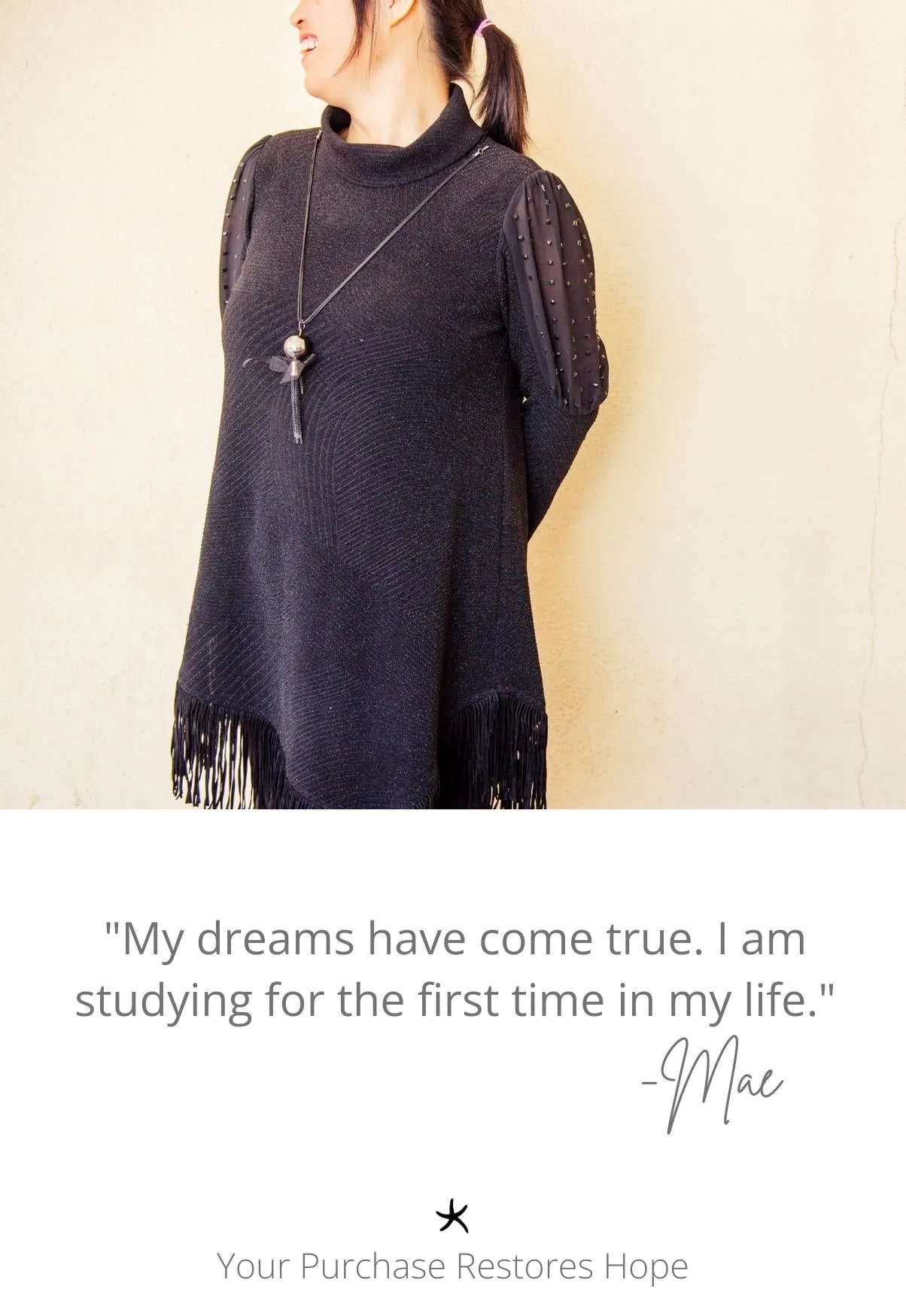 Caroline Emperor Stone Stud & Fringe Earrings sold by Starfish Project product image thumbnail 4