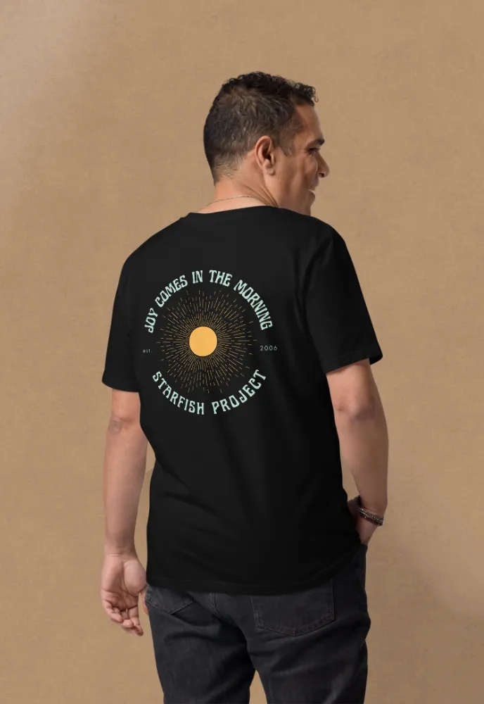 Joy Unisex Organic Cotton T-shirt sold by Starfish Project product image thumbnail 3