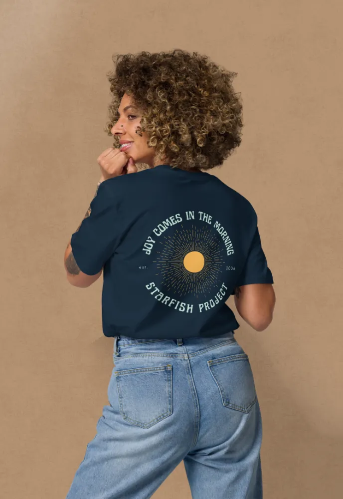 Joy Unisex Organic Cotton T-shirt sold by Starfish Project product image thumbnail 5