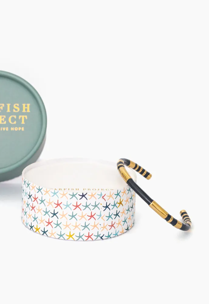 Radiate Hope Cuff in Black sold by Starfish Project product image thumbnail 3