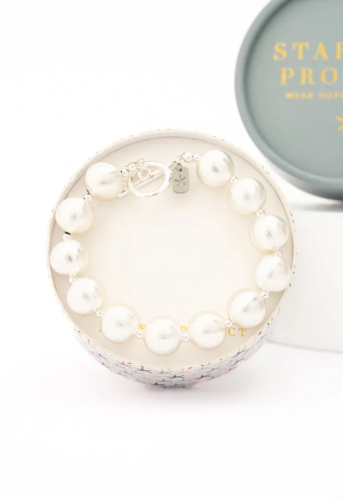 En Vogue Ball Bracelet in Silver sold by Starfish Project product image thumbnail 3