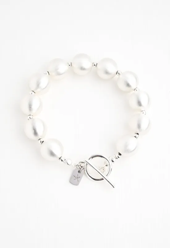 En Vogue Ball Bracelet in Silver made by Starfish Project