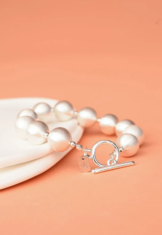 En Vogue Ball Bracelet in Silver sold by Starfish Project product image thumbnail 5
