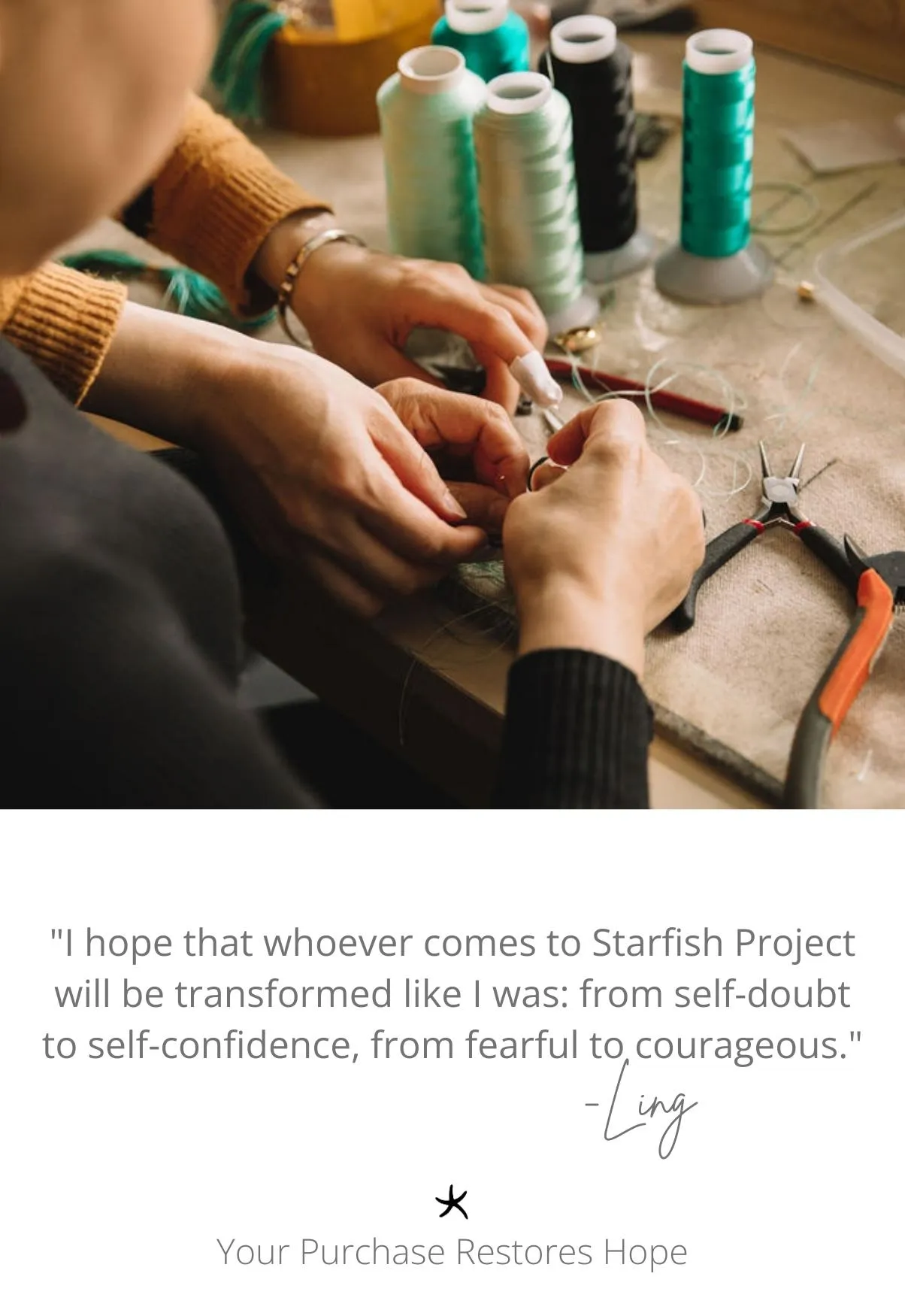 Give Hope Earrings sold by Starfish Project product image thumbnail 5