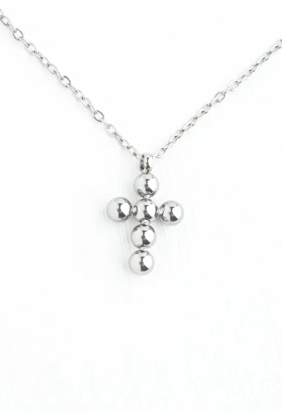 Perfect Harmony Silver Cross Necklace sold by Starfish Project
