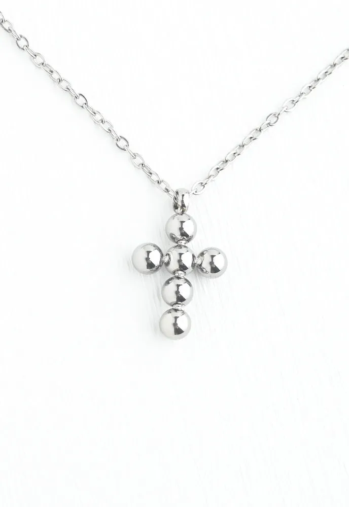 Perfect Harmony Silver Cross Necklace sold by Starfish Project