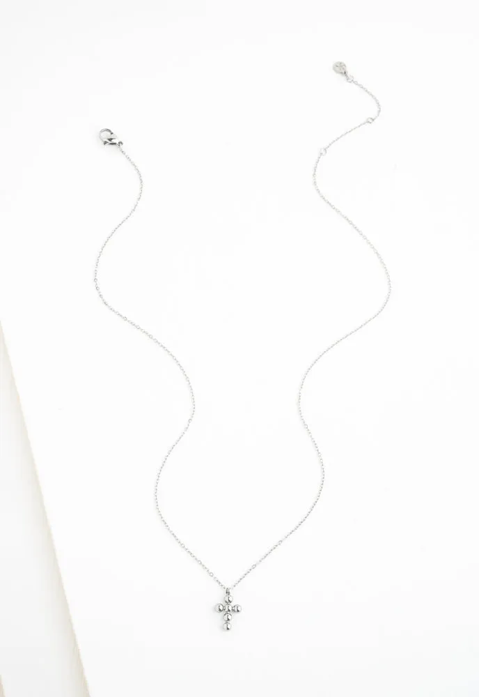 Perfect Harmony Silver Cross Necklace sold by Starfish Project product image thumbnail 4