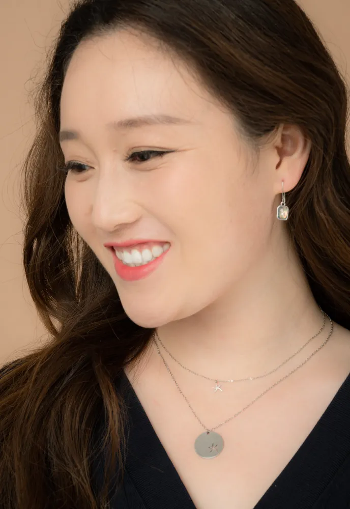 Community Silver Starfish Pendant Necklace Set sold by Starfish Project product image thumbnail 3