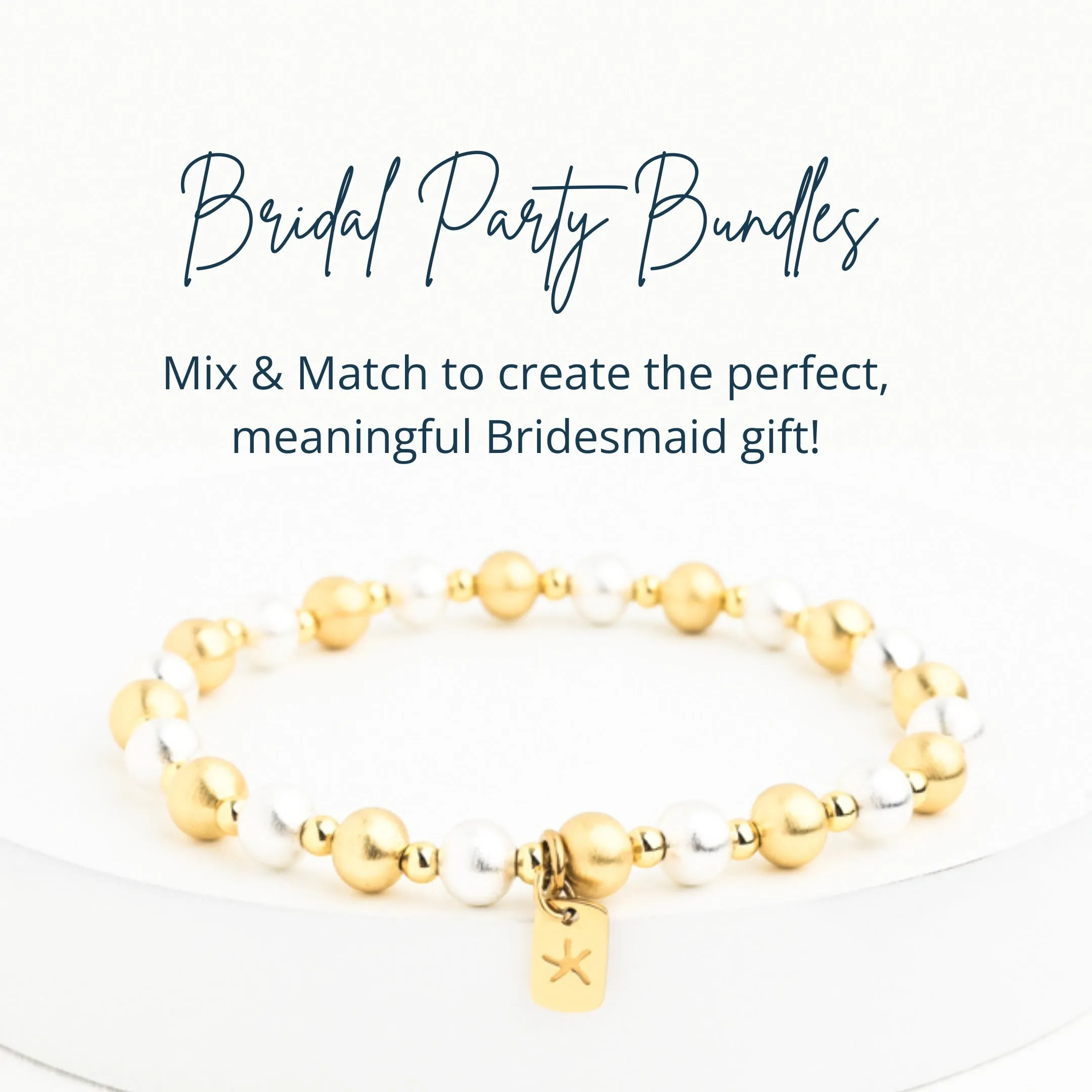 Bridal Party Pearl and Shine Bracelet Bundle sold by Starfish Project