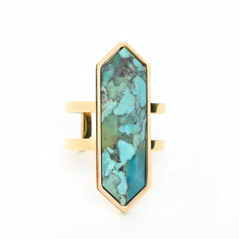 Wild and Free Turquoise Ring sold by Starfish Project