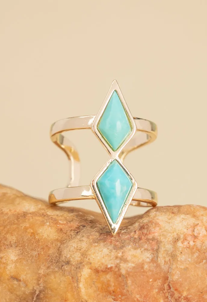 Strength & Serenity Turquoise Ring sold by Starfish Project product image thumbnail 5