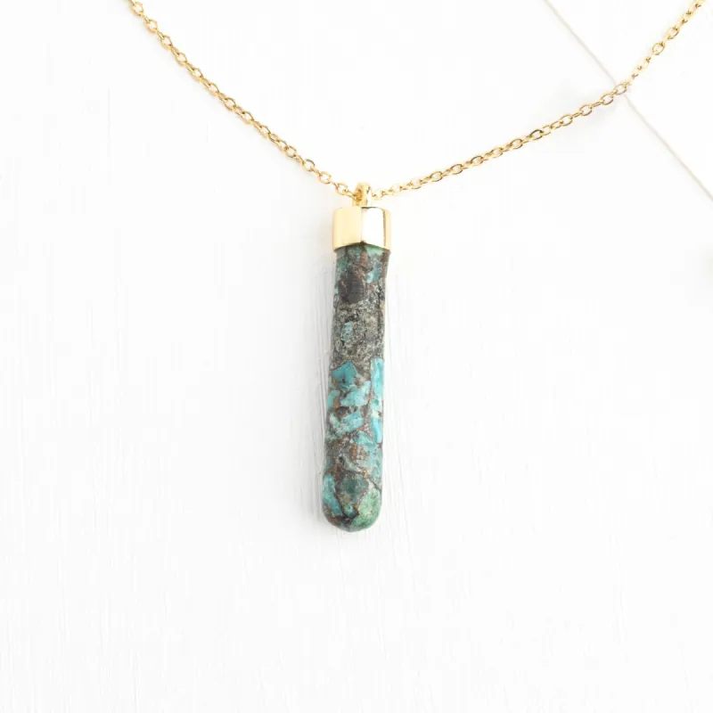 Resilience Necklace in Turquoise sold by Starfish Project