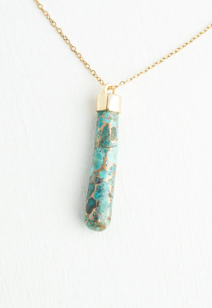 Resilience Necklace in Turquoise sold by Starfish Project product image thumbnail 2