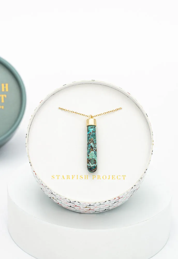 Resilience Necklace in Turquoise sold by Starfish Project product image thumbnail 4