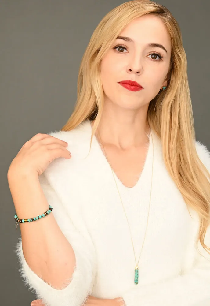 Resilience Necklace in Turquoise sold by Starfish Project product image thumbnail 3