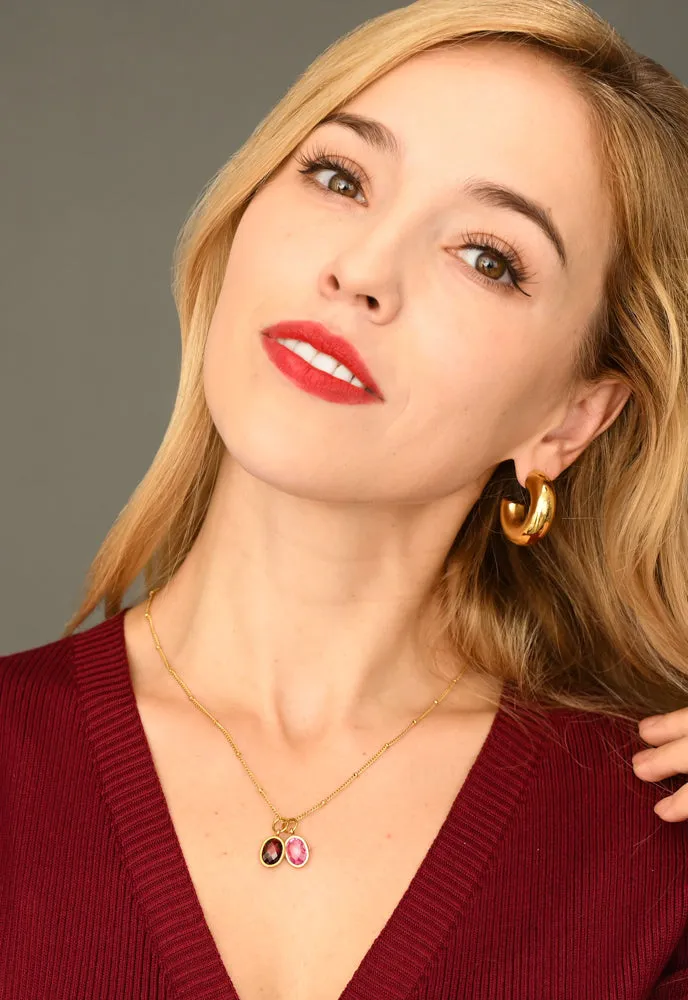 Birthstone Necklace - Three Charms sold by Starfish Project product image thumbnail 3