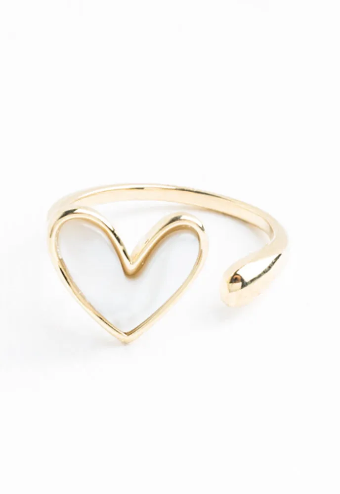 Here For Fun Heart Ring sold by Starfish Project