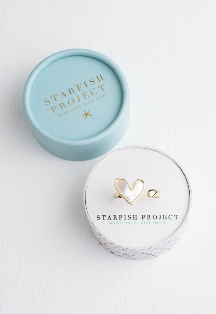 Here For Fun Heart Ring sold by Starfish Project product image thumbnail 3