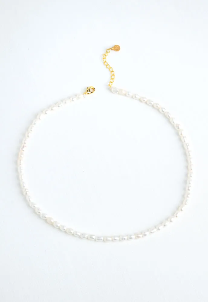 Baroque Freshwater Pearl Choker Necklace sold by Starfish Project product image thumbnail 5