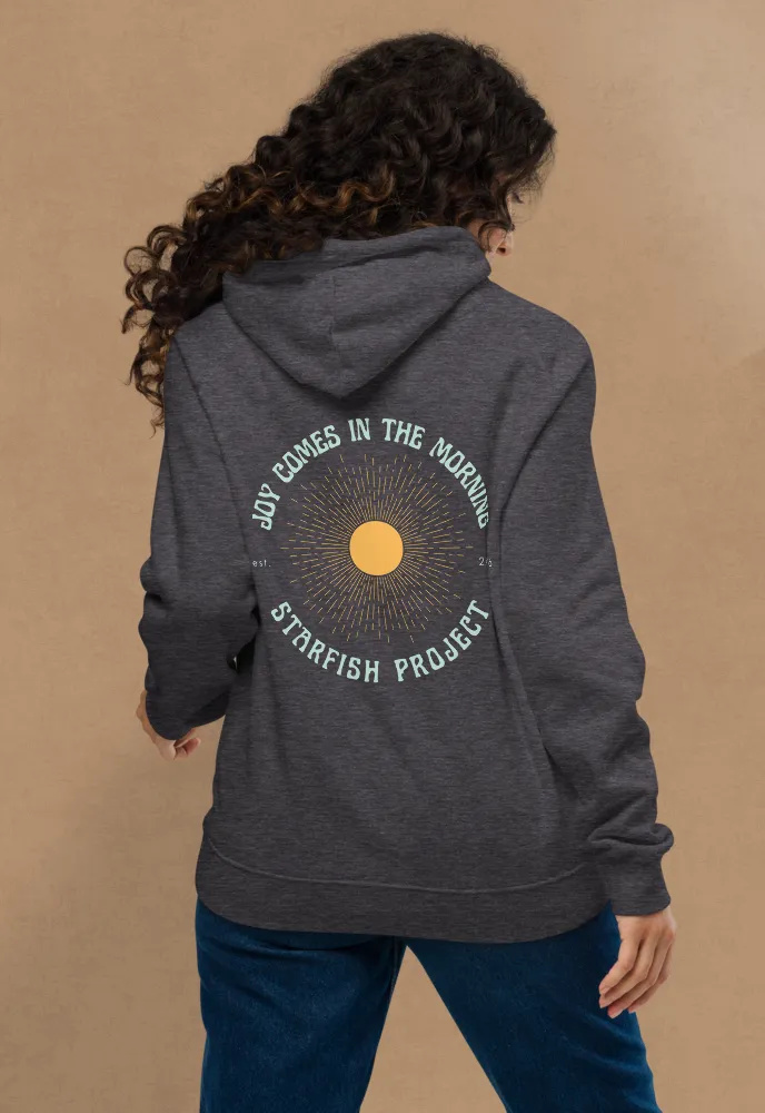 Joy Unisex Eco Raglan Hoodie sold by Starfish Project product image thumbnail 5