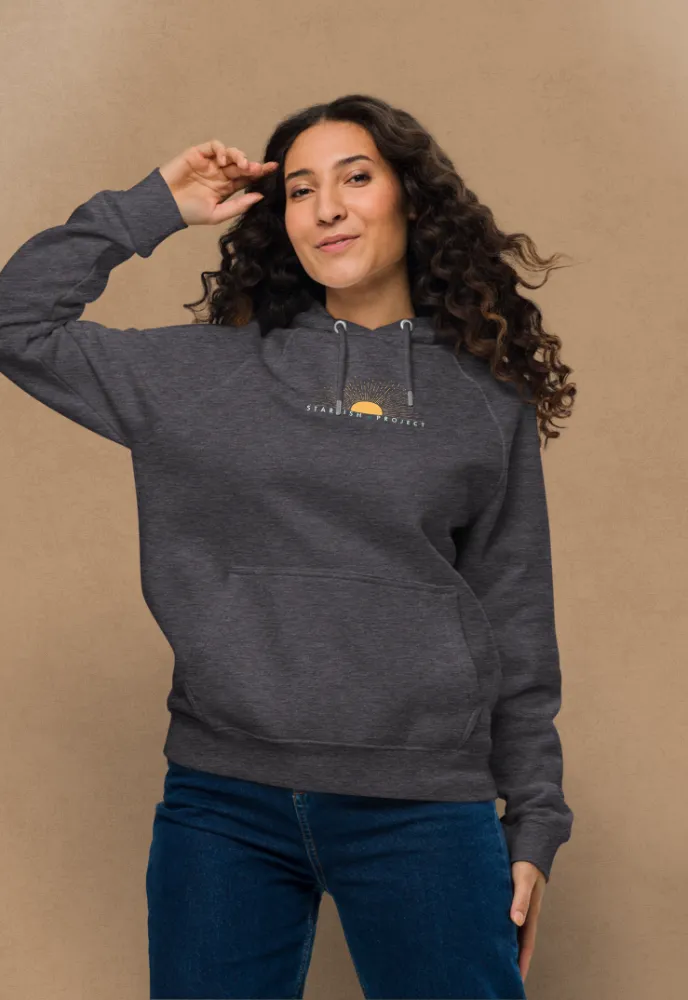 Joy Unisex Eco Raglan Hoodie sold by Starfish Project product image thumbnail 4