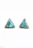 Ellie Triangle Turquoise Studs sold by Starfish Project