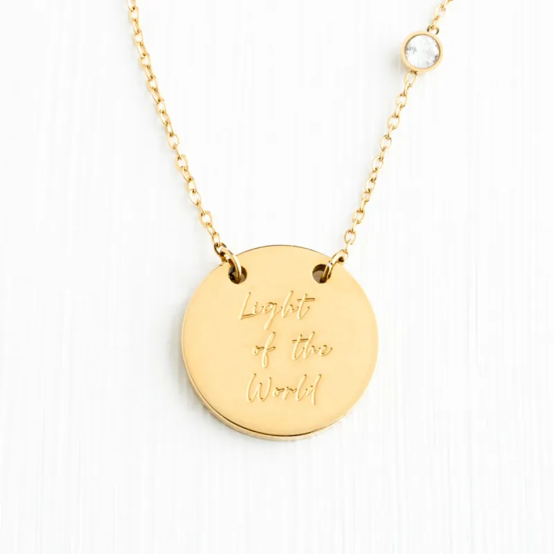 Light of the World Pedant Necklace sold by Starfish Project