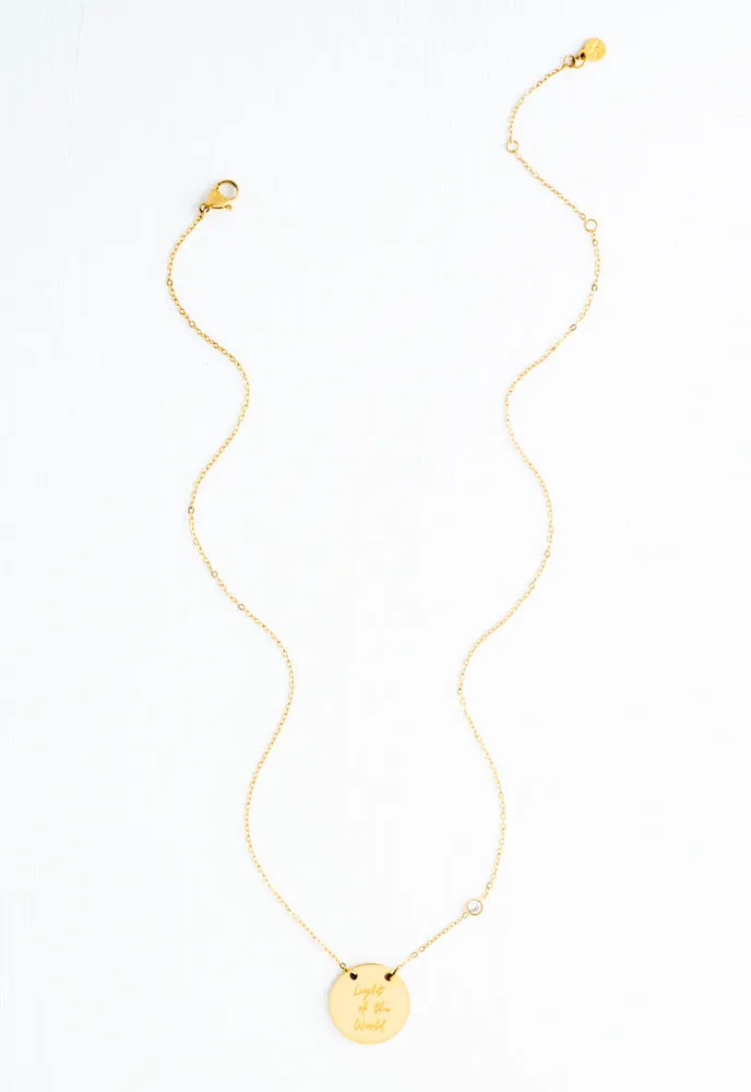 Light of the World Pedant Necklace sold by Starfish Project product image thumbnail 3