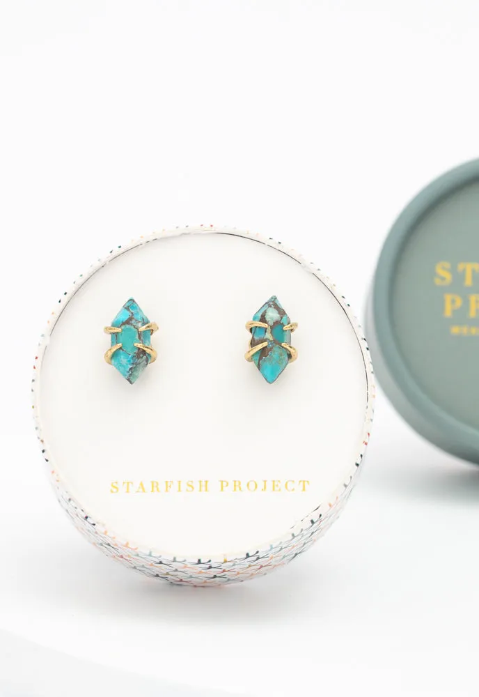 Elevated Turquoise Studs sold by Starfish Project product image thumbnail 3
