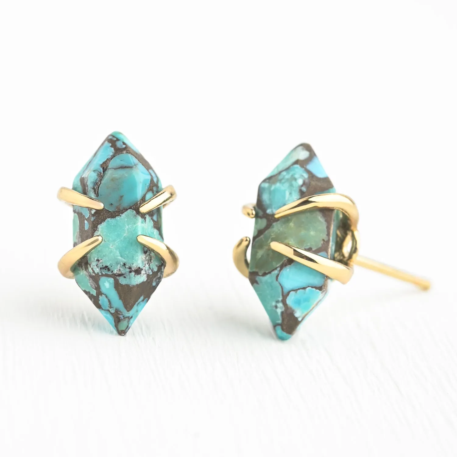 Elevated Turquoise Studs sold by Starfish Project