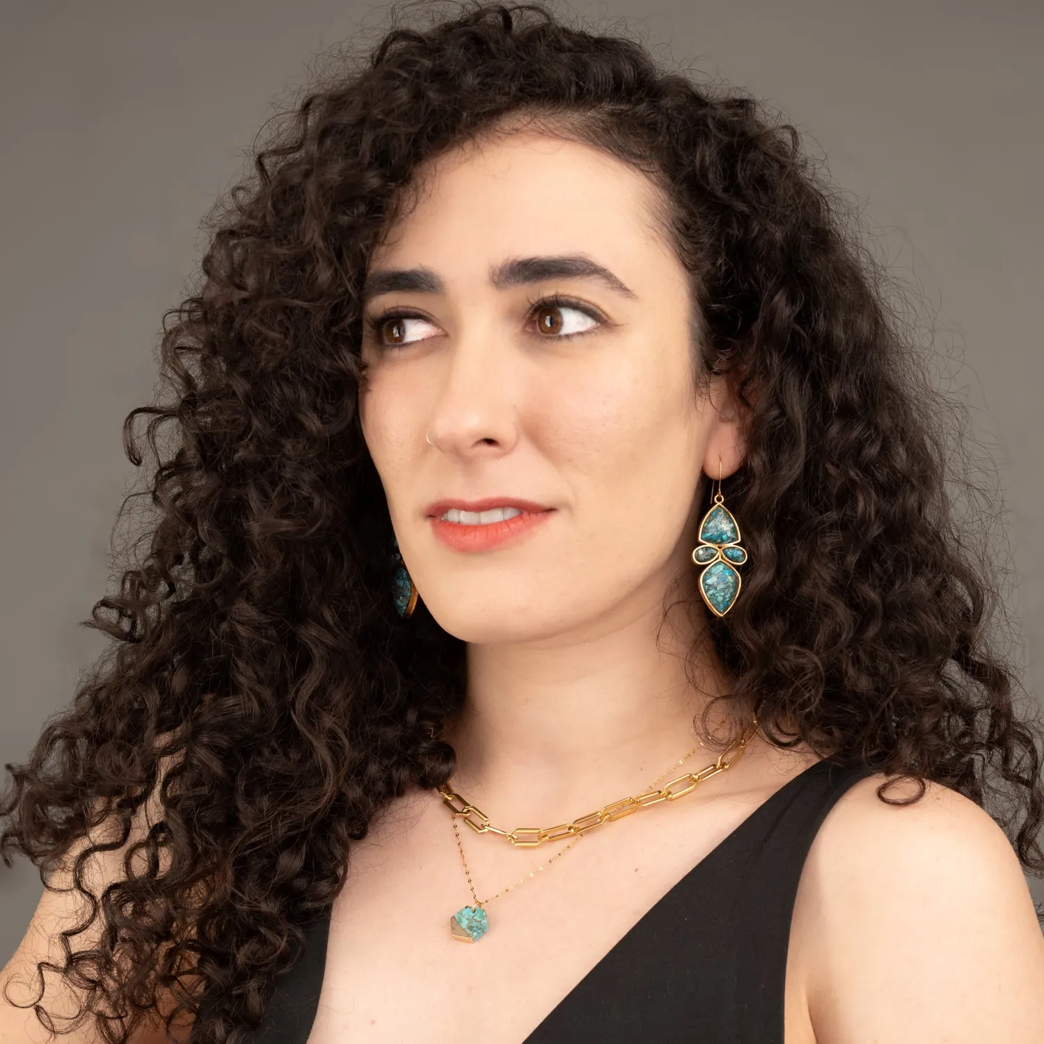 Restored Hope Turquoise Necklace sold by Starfish Project product image thumbnail 2