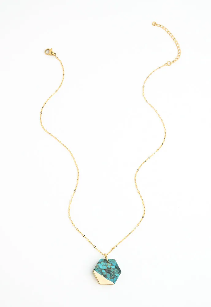 Restored Hope Turquoise Necklace sold by Starfish Project product image thumbnail 4