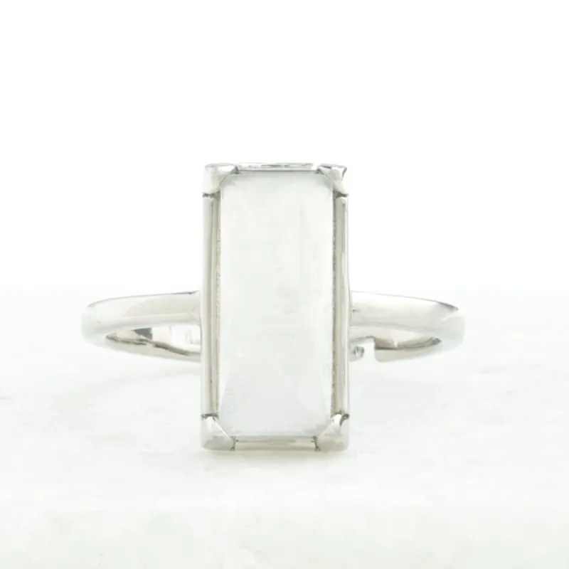 Moonlit Grace Ring in Silver & Moonstone sold by Starfish Project
