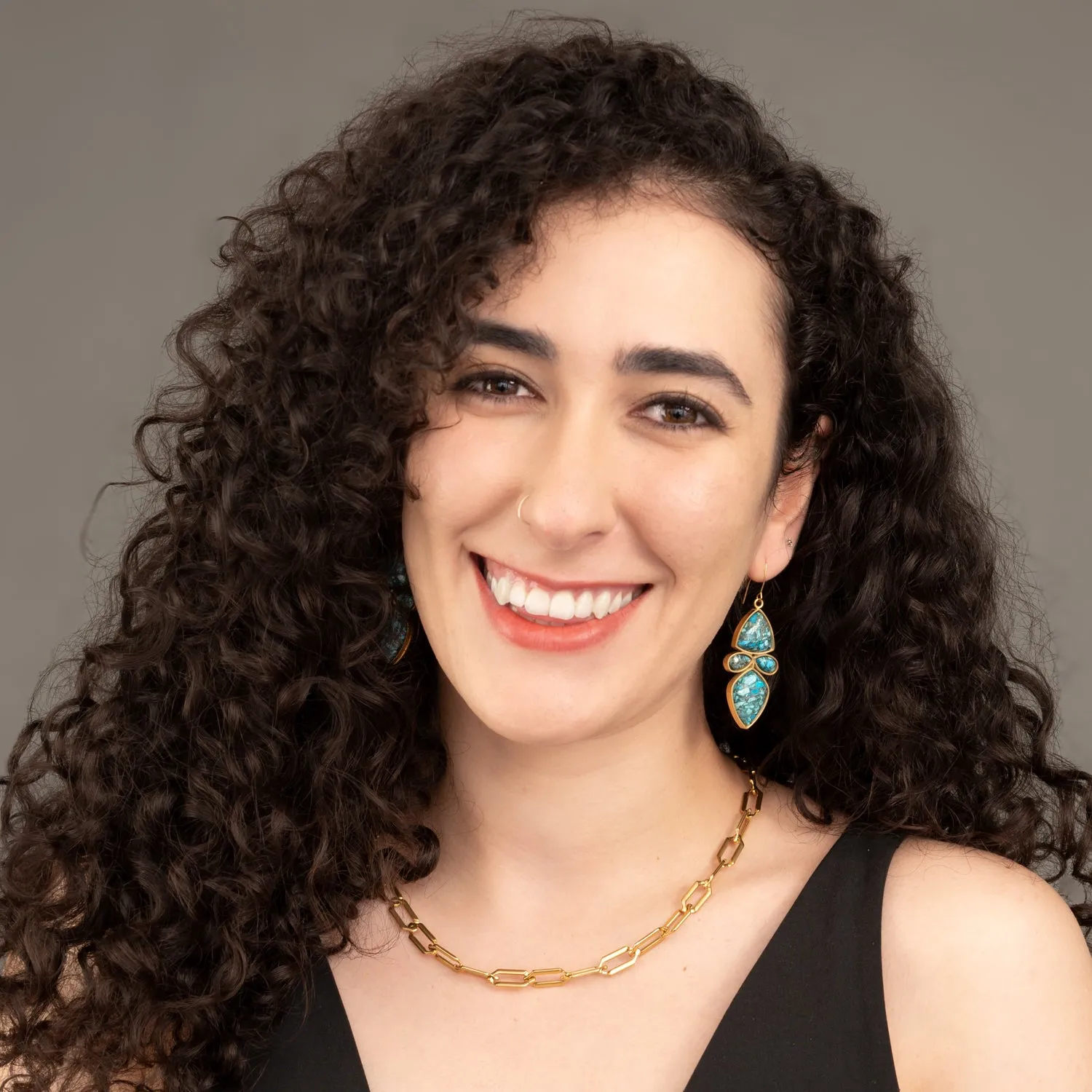 Celestial Cascade Emperor Stone Earrings sold by Starfish Project product image thumbnail 2