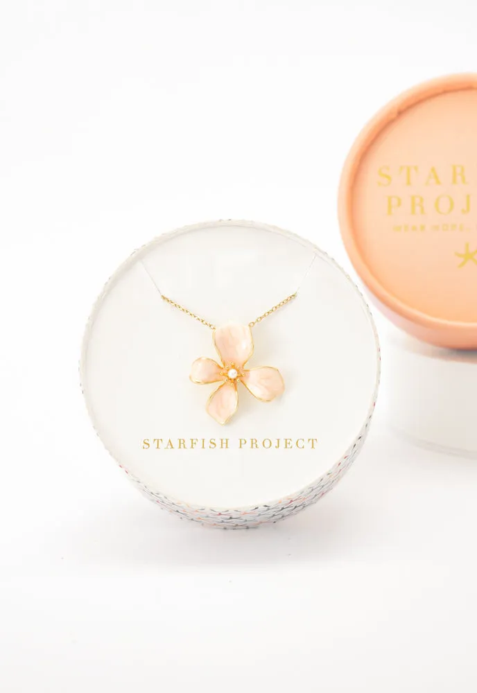 Hope in Bloom Necklace in Misty Rose sold by Starfish Project product image thumbnail 3