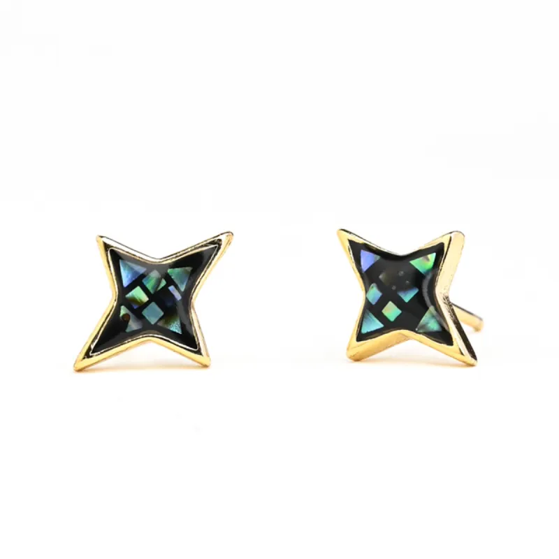 Abalone Star Studs sold by Starfish Project