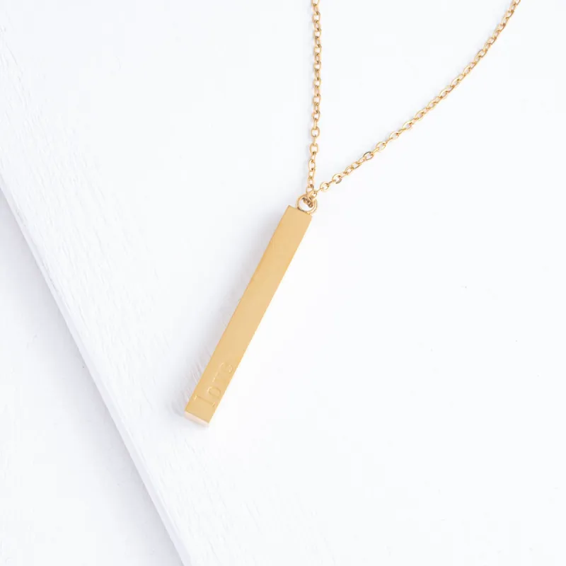 Strength Bar Necklace made by Starfish Project