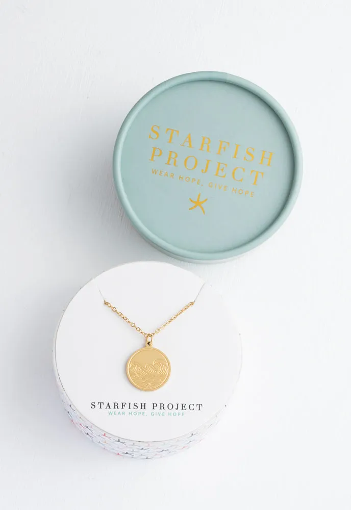 Ocean Adventure Necklace in Gold sold by Starfish Project product image thumbnail 3