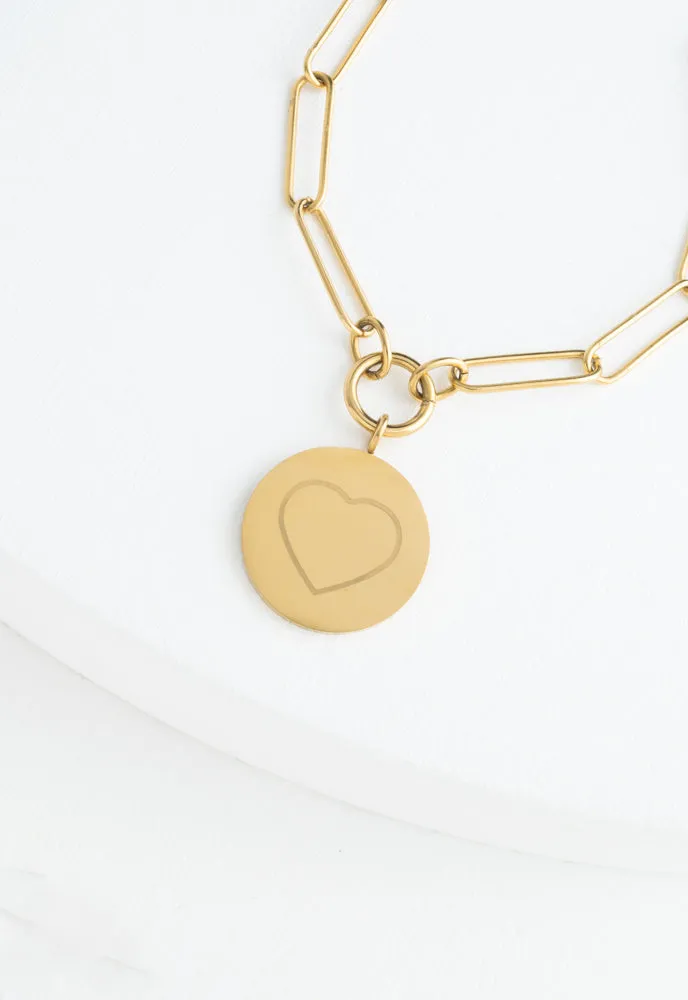 You Have My Heart Chain Necklace sold by Starfish Project product image thumbnail 5