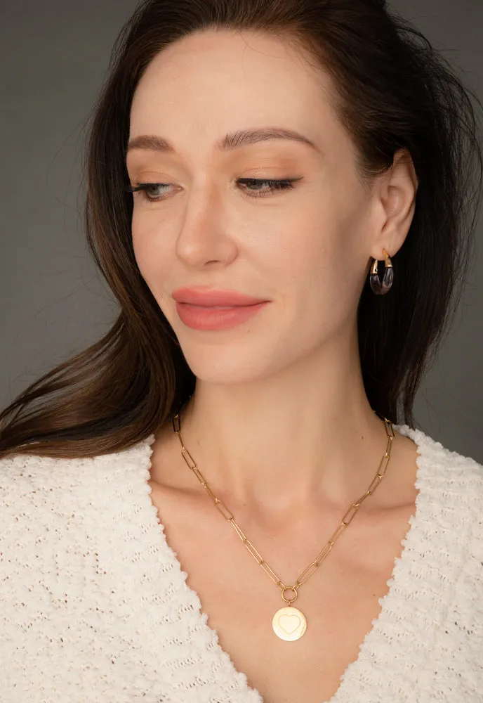 You Have My Heart Chain Necklace sold by Starfish Project product image thumbnail 2