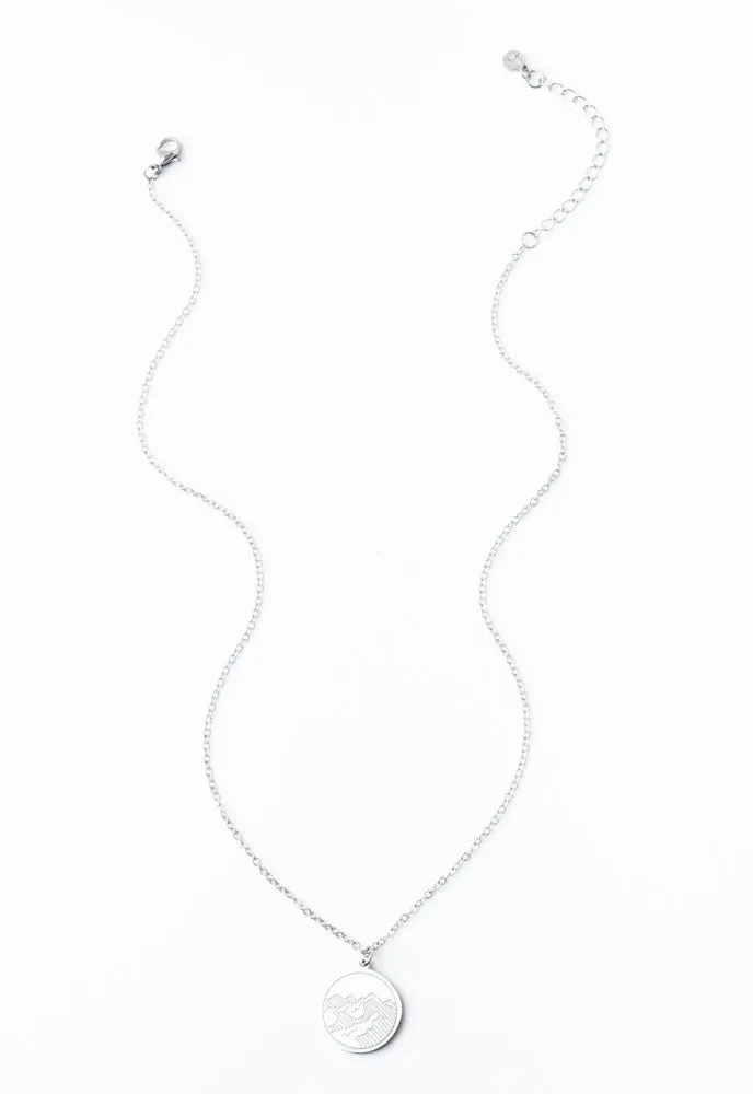 Mountain Adventure Necklace in Silver sold by Starfish Project product image thumbnail 4