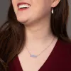 Engravable Silver Bar Necklace sold by Starfish Project