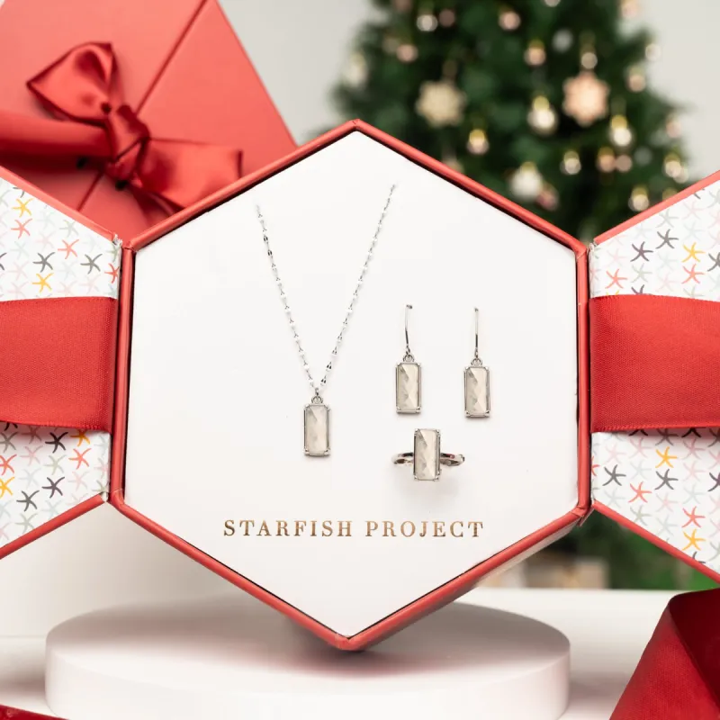 Moonlit Grace Gift Set in Silver sold by Starfish Project
