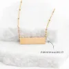Engravable Gold Bar Necklace sold by Starfish Project