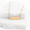 Engravable Gold Bar Necklace sold by Starfish Project