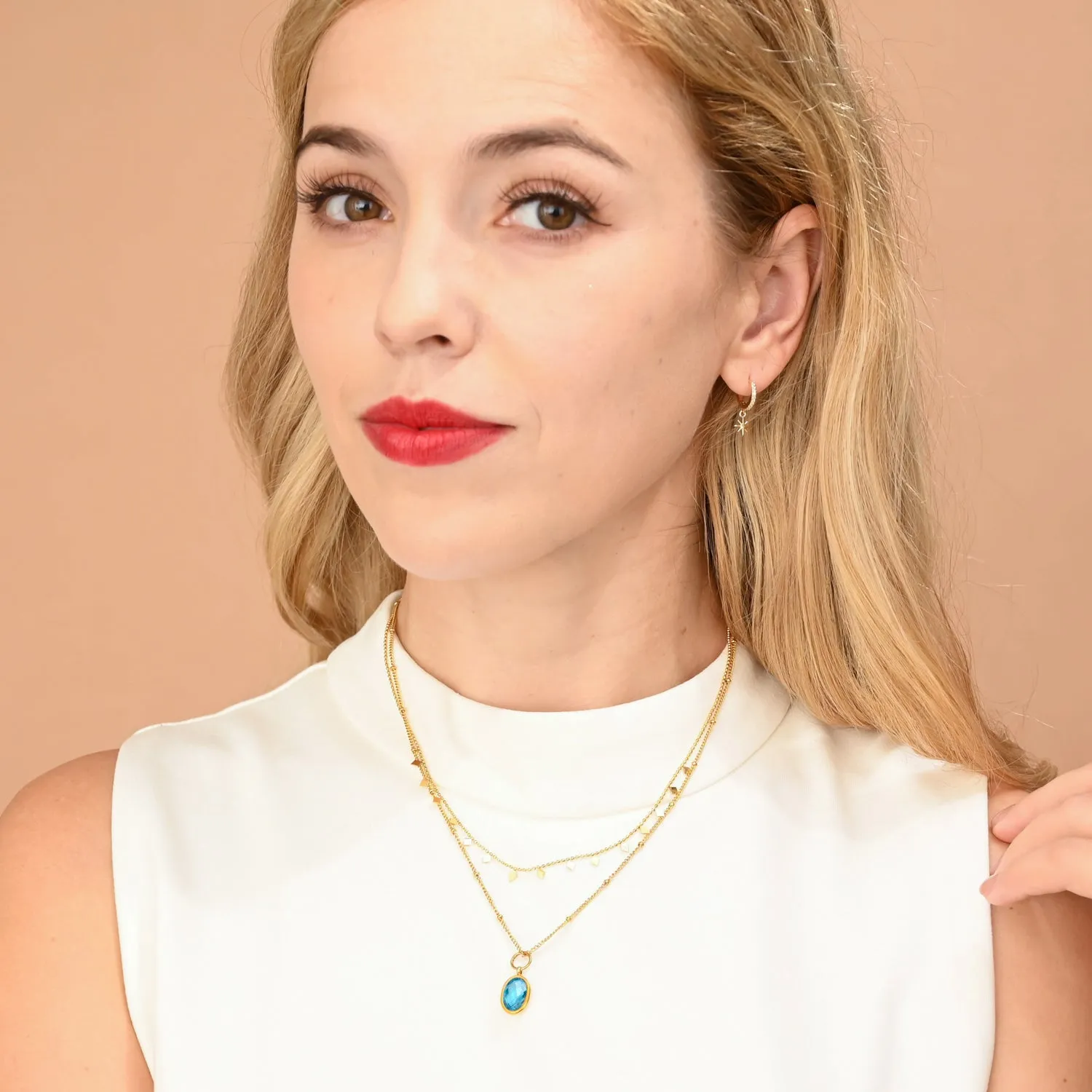 Custom Charm Necklace in 14K Gold sold by Starfish Project product image thumbnail 2