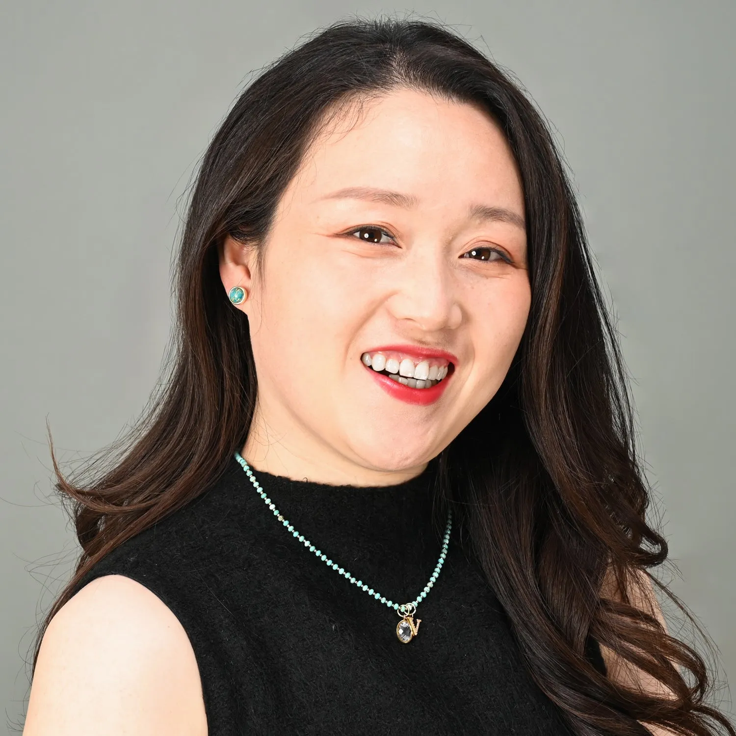 Turquoise Beaded Charm Necklace sold by Starfish Project product image thumbnail 2