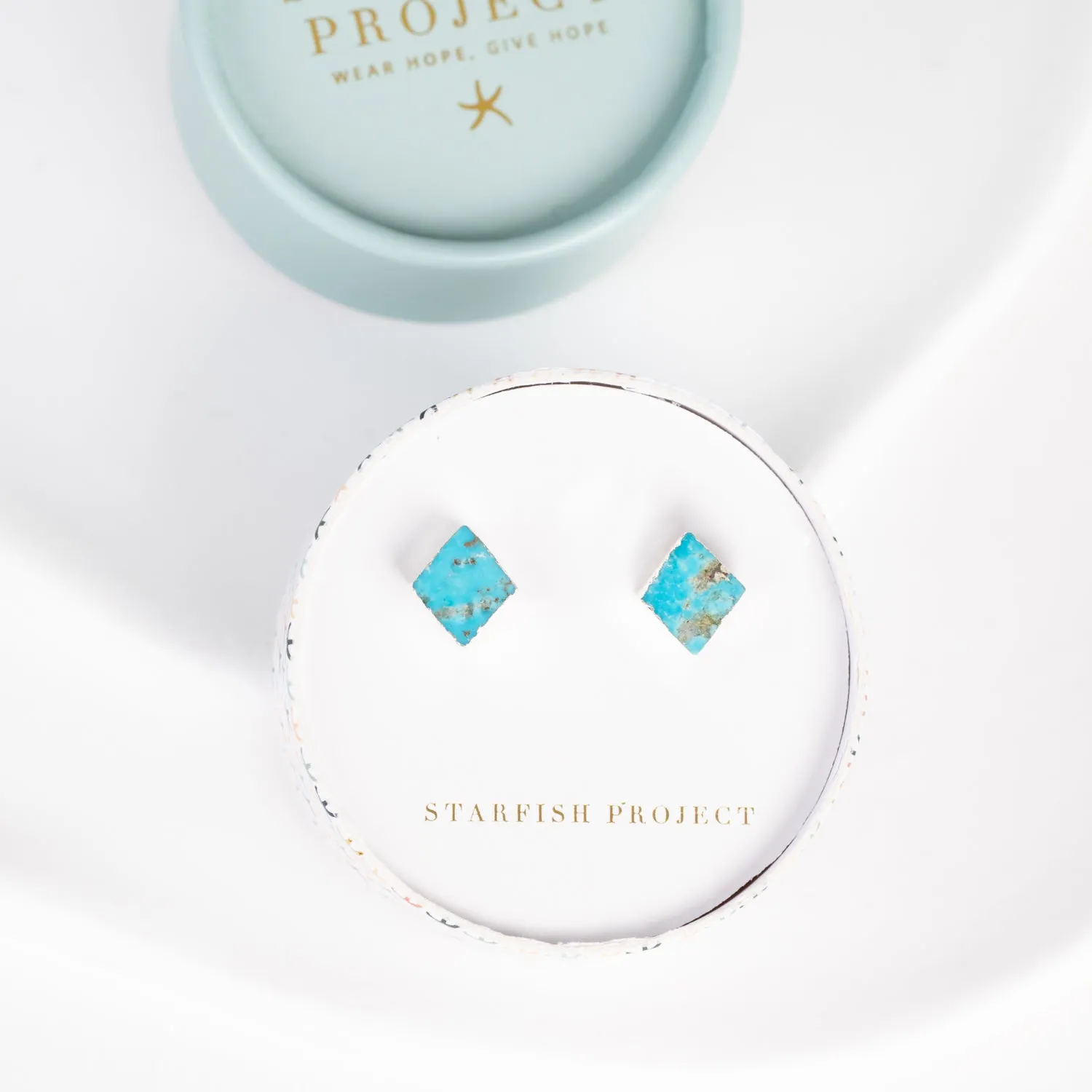 Tranquil Turquoise Studs sold by Starfish Project product image thumbnail 2