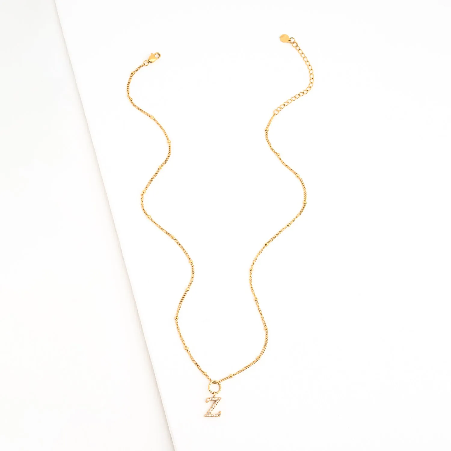 Z Initial Long Necklace sold by Starfish Project product image thumbnail 4
